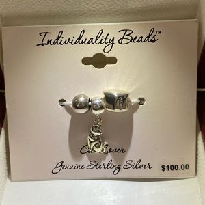 Kohls individuality “cat lover” genuine sterling silver beads